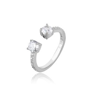 טבעת ZSI435 – “דואט נוצץ”