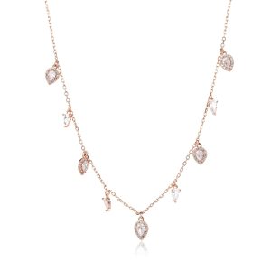 שרשרת CSI040-2 – “לבבות זוהרים”