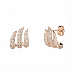 עגיל אוריין - גולד רוז FLSI7003-2